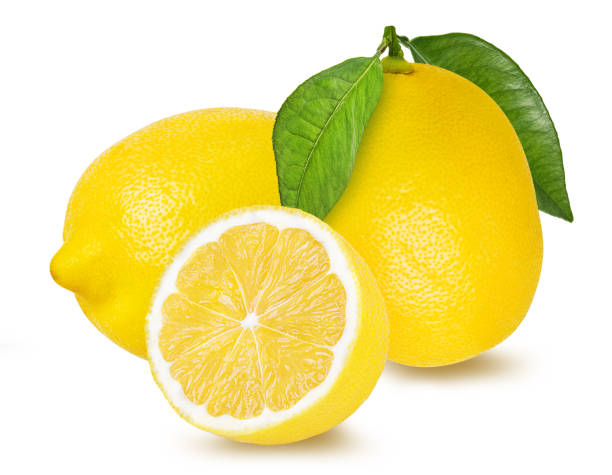 istock Lemons isolated on white background with clipping path 1182469060
