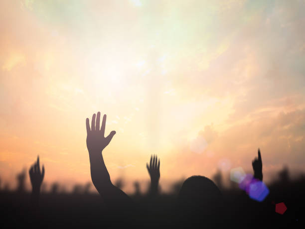 istock Worship and praise concept 1182469476