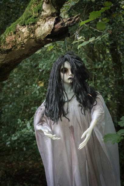 istock Halloween Hanging Ghost in Aysgarth Leyburn 1182470954