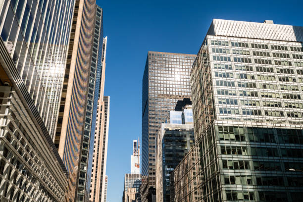 istock Modern skyscrapers in New York City 1182474445