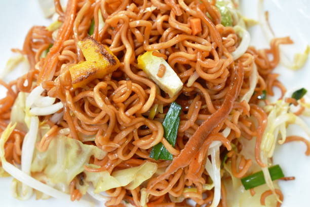 istock fried instant noodles with tofu and garlic chive 1182475985