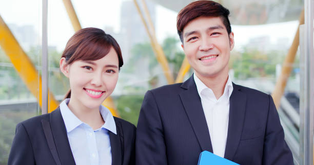 istock Businesspepole smile at you 1182477564