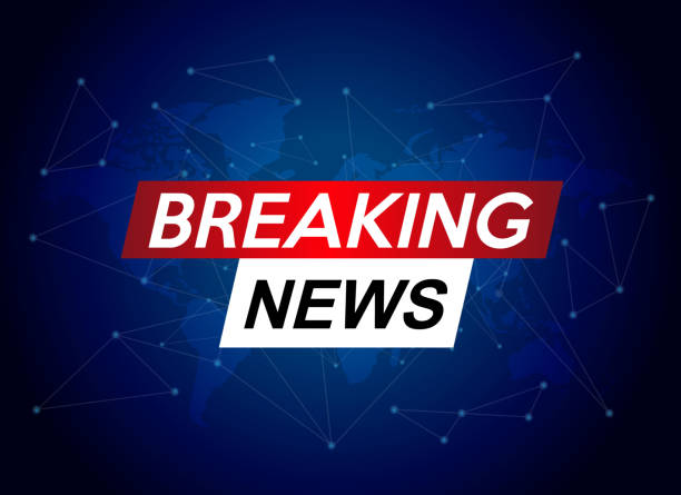 Breaking news. World news with map backgorund. Breaking news. World news with map backgorund. Breaking news TV concept. Vector stock. red backgorund stock pictures, royalty-free photos & images