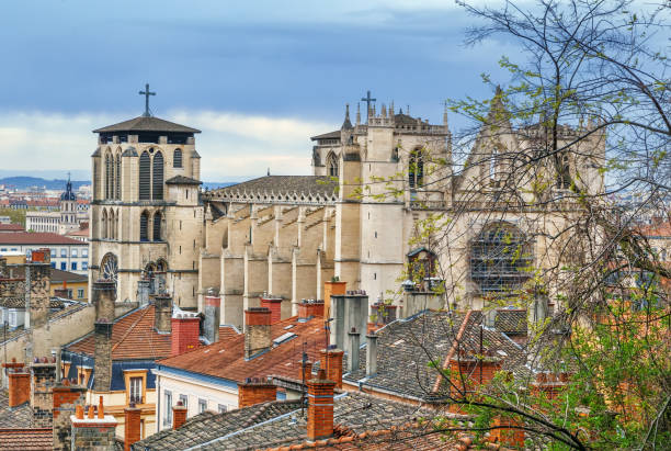 istock Lyon cathedral, France 1182479072