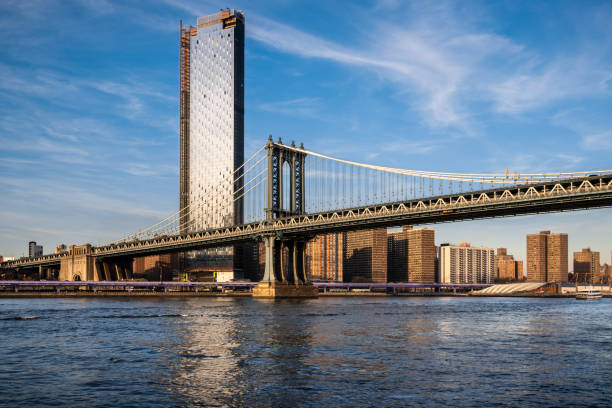 istock Manhattan Bridge and modern skyscrapers 1182479238