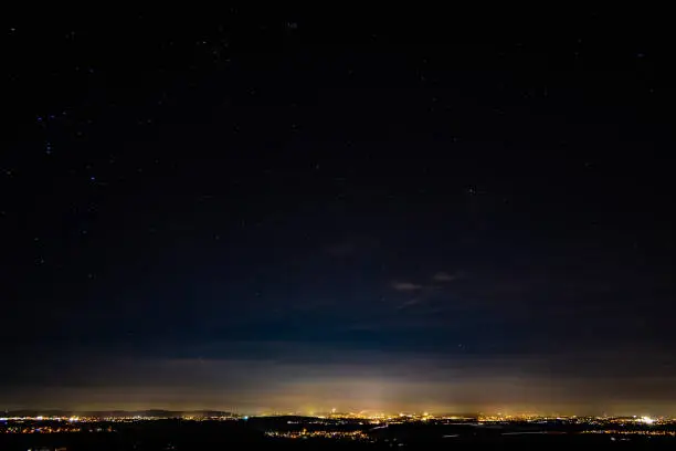 Nightview over Stuttgart