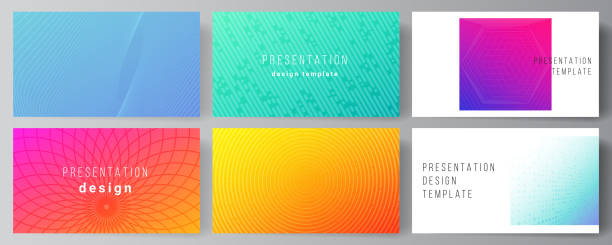 The minimalistic abstract vector illustration of the editable layout of the presentation slides design business templates. Abstract geometric pattern with colorful gradient business background. The minimalistic abstract vector illustration of the editable layout of the presentation slides design business templates. Abstract geometric pattern with colorful gradient business background blue powerpoint template stock illustrations