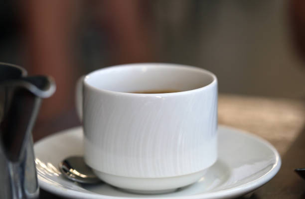 istock Cup of Energizing Morning Coffee in a Closeup 1182486076