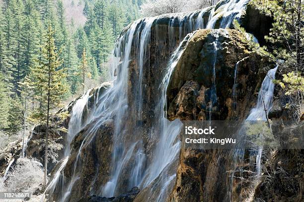 Jiuzhaigouwasserfall Stockfoto und mehr Bilder von Huanglong - Huanglong, Asien, Baum