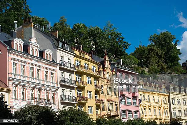 Foto de Karlovy Vary Fachadas Casa e mais fotos de stock de Carlsbad - Califórnia - Carlsbad - Califórnia, Karlovy Vary, Antigo