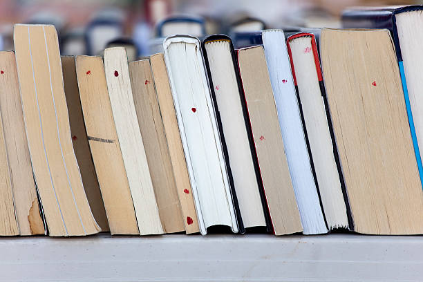 istock Used books at a garage sale 118248750