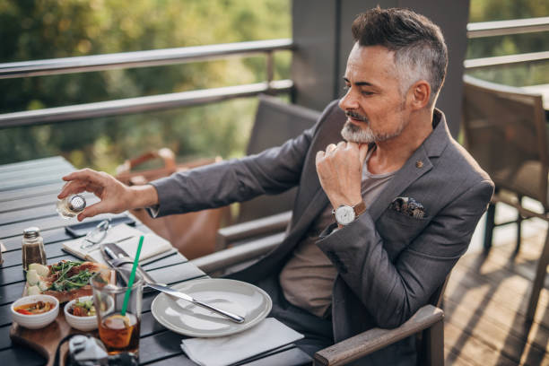 istock Businessman on a lunch 1182487891