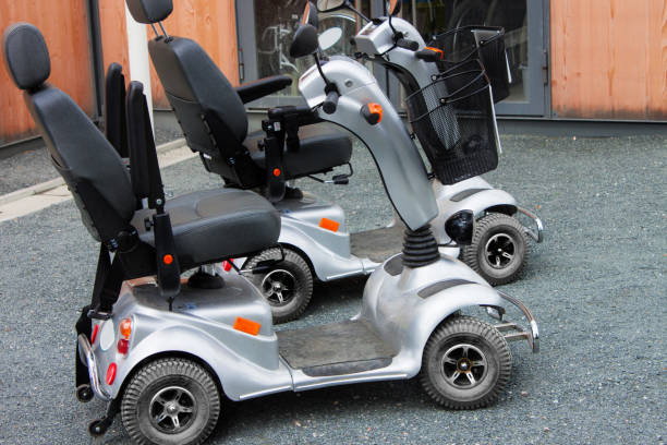 istock Electric scooter as a background 1182488733