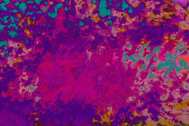 Traditional Ottoman Turkish abstract marbling art patterns as background