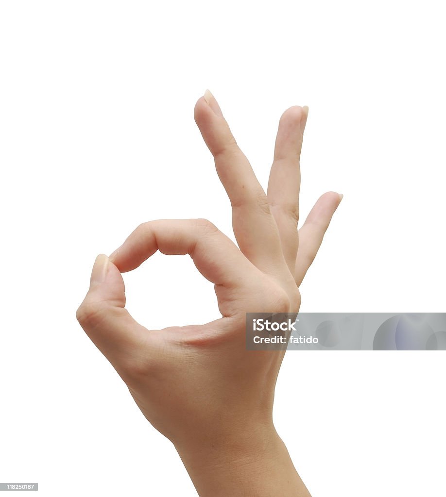 Hand Sign - Lizenzfrei Arme hoch Stock-Foto