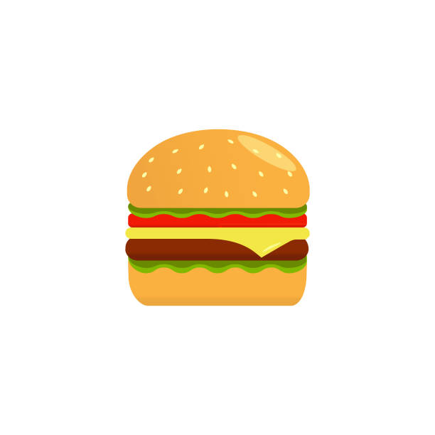 Biểu Tượng Hamburger Phẳng Minh Họa Vectơ Màu Hình minh họa Sẵn có - Tải  xuống Hình ảnh Ngay bây giờ - Hăm-bơ-gơ, Hoạt hình - Sản phẩm nghệ thuật,  Bánh mì