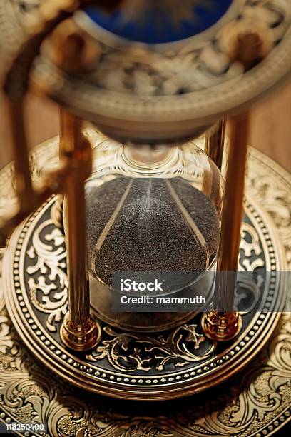 Old Gilded Hourglass Stock Photo - Download Image Now - Antique, Close-up, Color Image