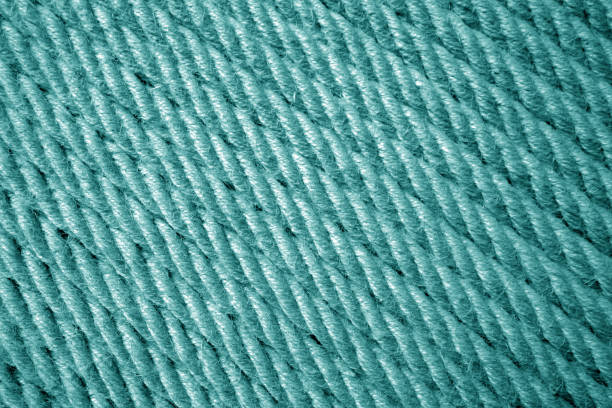 istock Jute rope pattern in cyan color. 1182505947