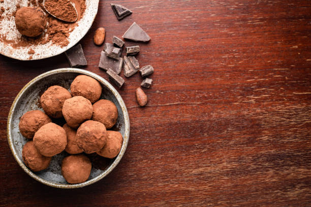 istock Homemade chocolate truffles 1182512700