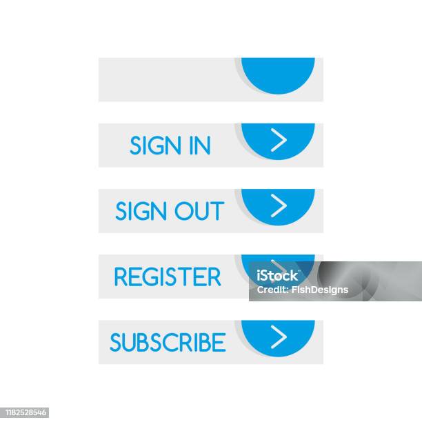 Patterned Web Button Icons For Computer Web Buttons 34 Stock Illustration - Download Image Now - Blank, Blue ...