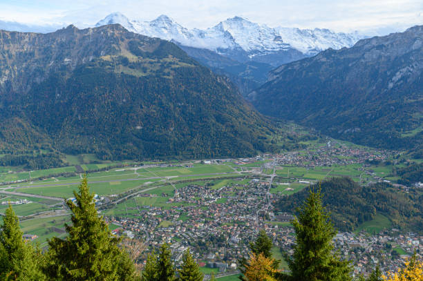istock wengen, switzerland from high angle view from mannlichen 1182529068