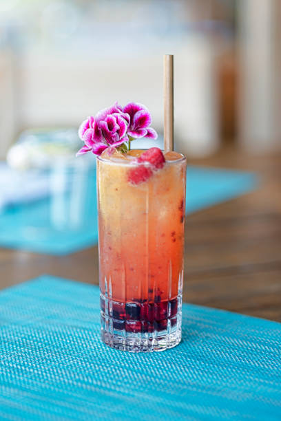 istock Summertime refreshment ,cocktails beside swimming pool 1182541248
