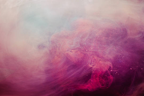 istock fume art background magic spell veil purple white 1182549397