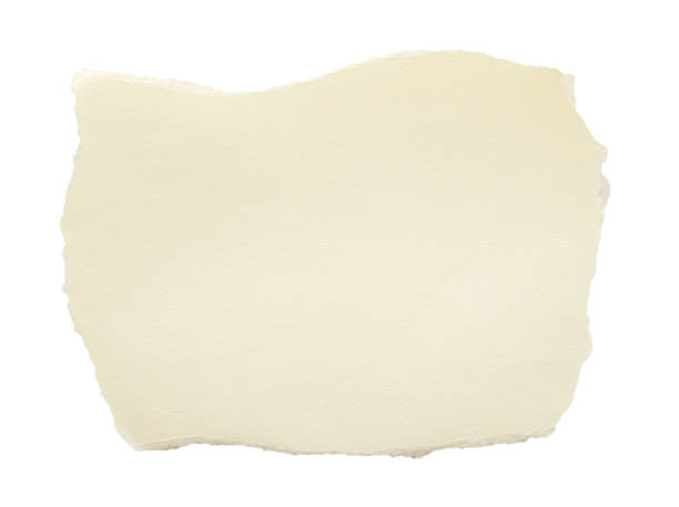 istock Blank brown torn note paper isolated on white background 1182549620
