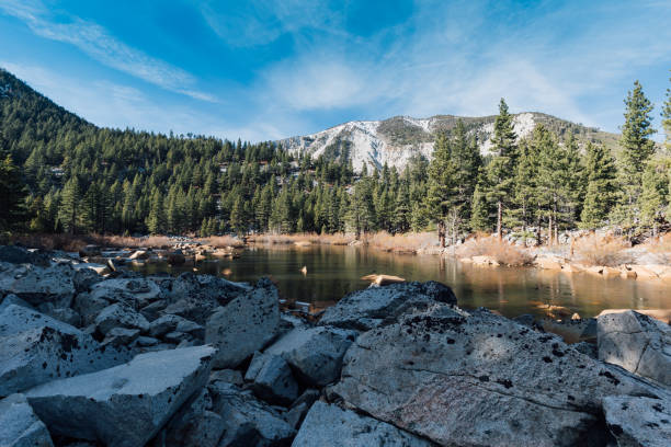 istock Rock lake near Mt Rose 1182555073