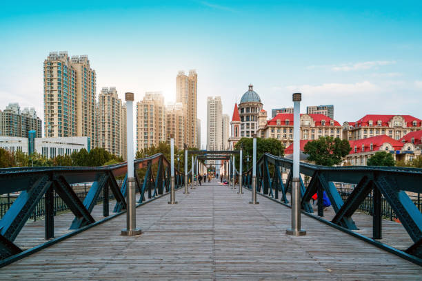 Tianjin modern architecture landscape skyline