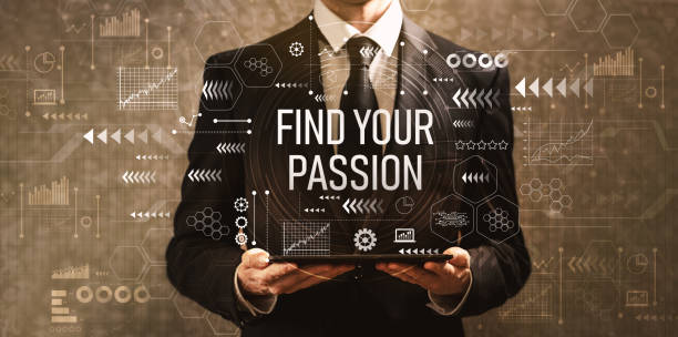 istock Find your passion with businessman holding a tablet computer 1182560692