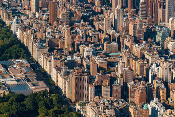 istock Aerial view of Manhattan and Central Park 1182560733