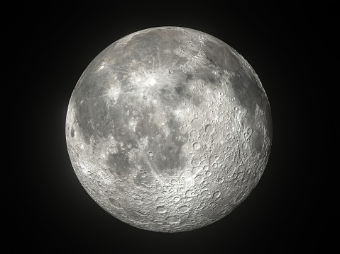 Moon, Full Moon, Moon Surface, Planet - Space, Outer Space