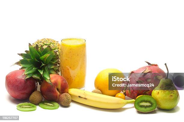 Frullato Alla Frutta Tropicale Esotica - Fotografie stock e altre immagini di Esotismo - Esotismo, Frutta, Litchi