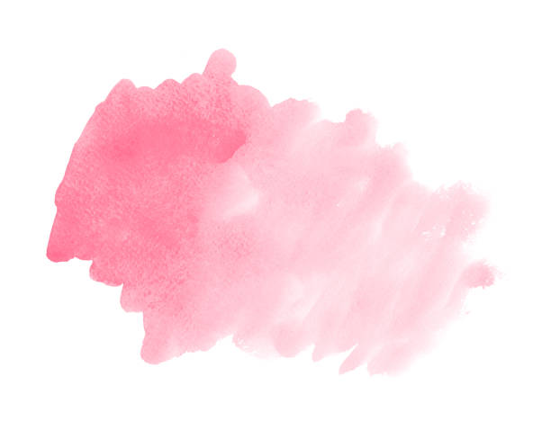 istock Abstract pink watercolor brush strokes painted background 1182580311