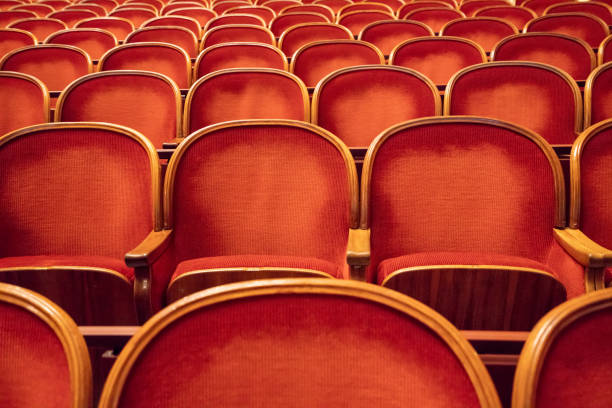 istock Empty opera house lodges and seats ,chaires 1182592647