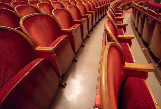 istock Empty opera house lodges and seats ,chaires 1182592668