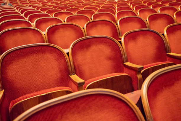 istock Empty opera house lodges and seats ,chaires 1182592737