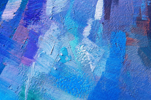 istock abstract oil paint texture on canvas, background 1182594510