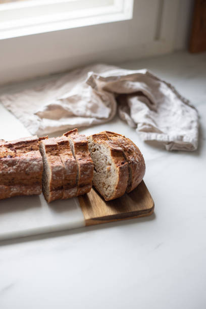 istock Seven Grain Artisan home made Bread Loaf 1182596796