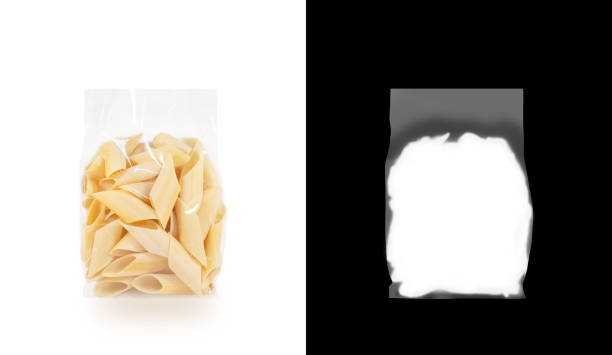 istock Transparent plastic pasta bag 