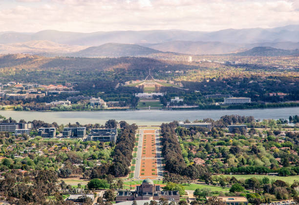 istock overlook Canberra from Mt Ainslie 1182597603