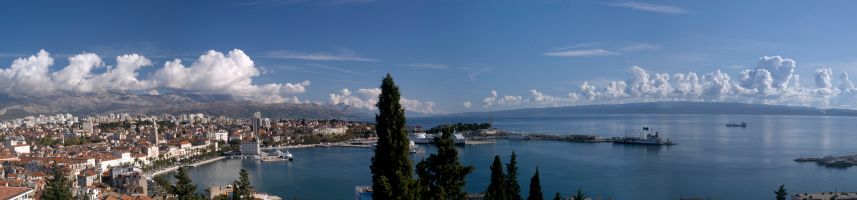 panoramic view on Split from the mountain  Marjan