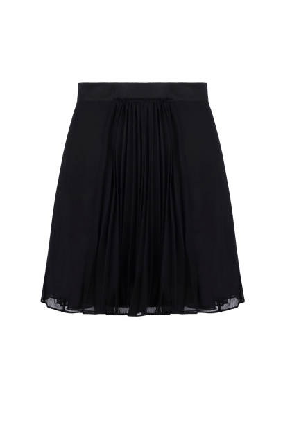 istock Black skirt isolated 1182604558