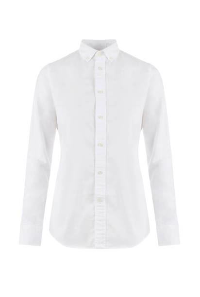 istock White classic and business shirt with button 1182604593