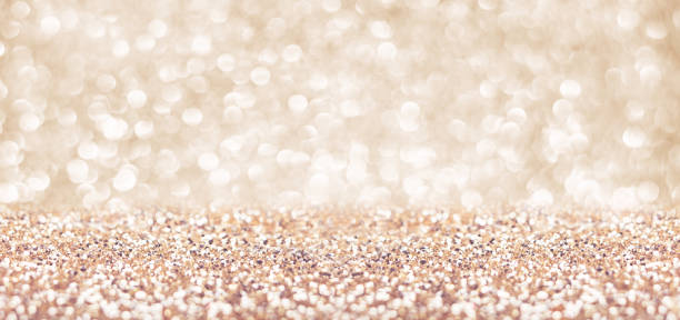 istock Abstract gold floor and wall glitter blur background studio room with bokeh lights,Sparkling backdrop for display or montage of product in holiday seasonal concept 1182606132