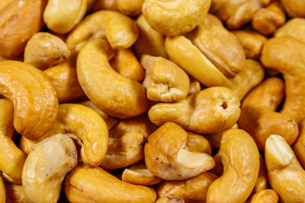 istock Background of roasted cashew nuts 1182606402