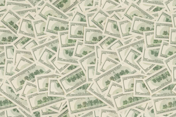 istock flat seamless texture and background of real one hundred us dollar banknotes - back reverse side 1182608321