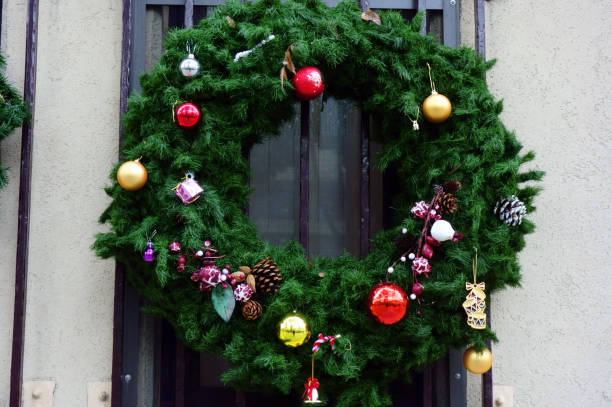 istock Elegant and lovely Christmas tree decoration 1182609956