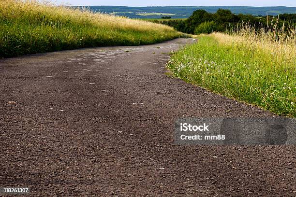 Foto de Campos Estrada De Asfalto e mais fotos de stock de Ajardinado - Ajardinado, Alemanha, Arbusto